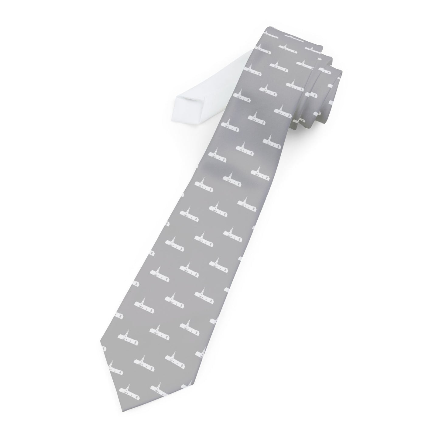 Monterrey Mexico Temple Tie - Grey