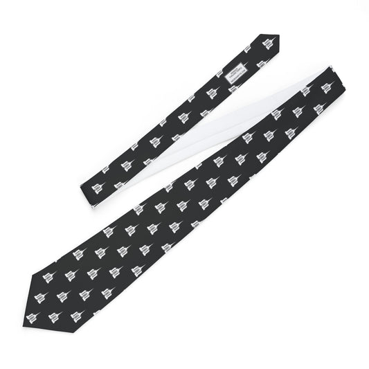 Bangkok Thailand Temple Tie - Black