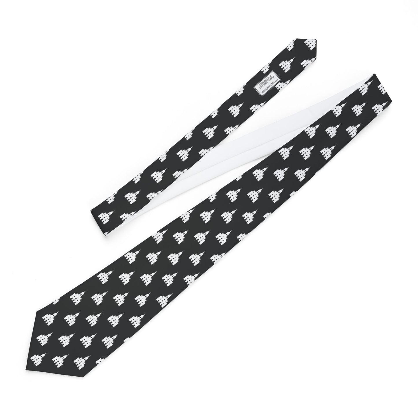 Barranquilla Colombia Temple Tie - Black