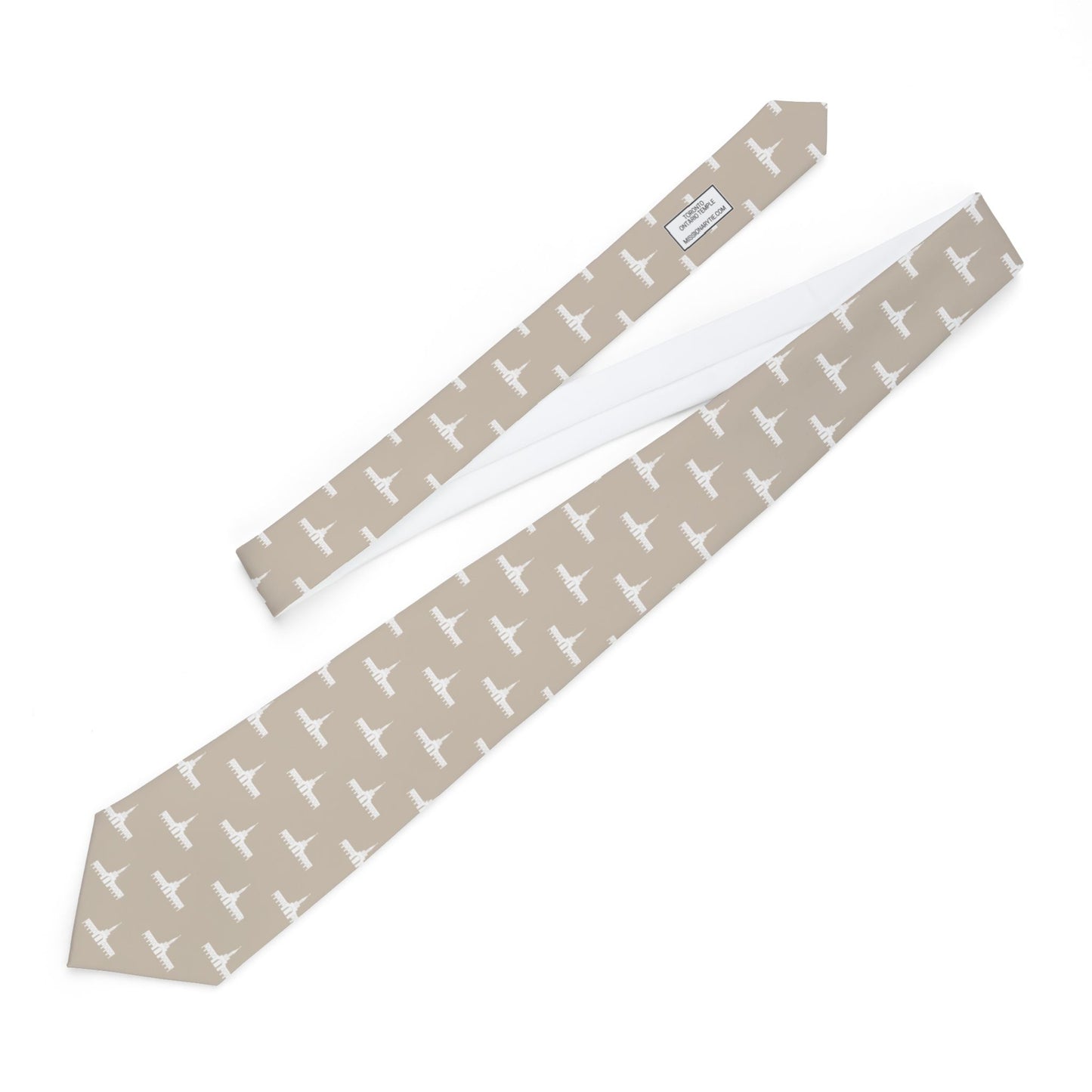 Toronto Ontario Temple Tie - Beige