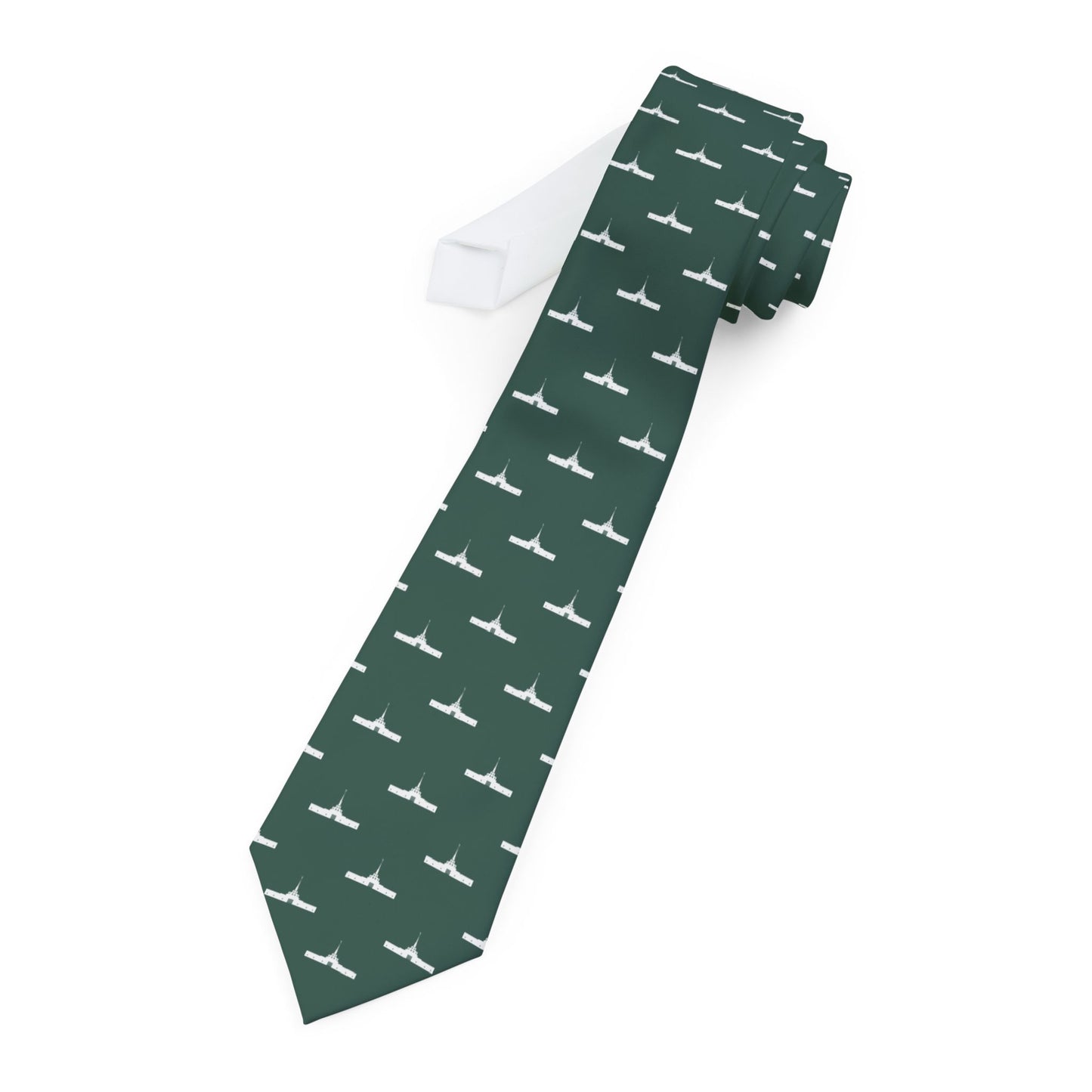 Billings Montana Temple Tie - Dark Green