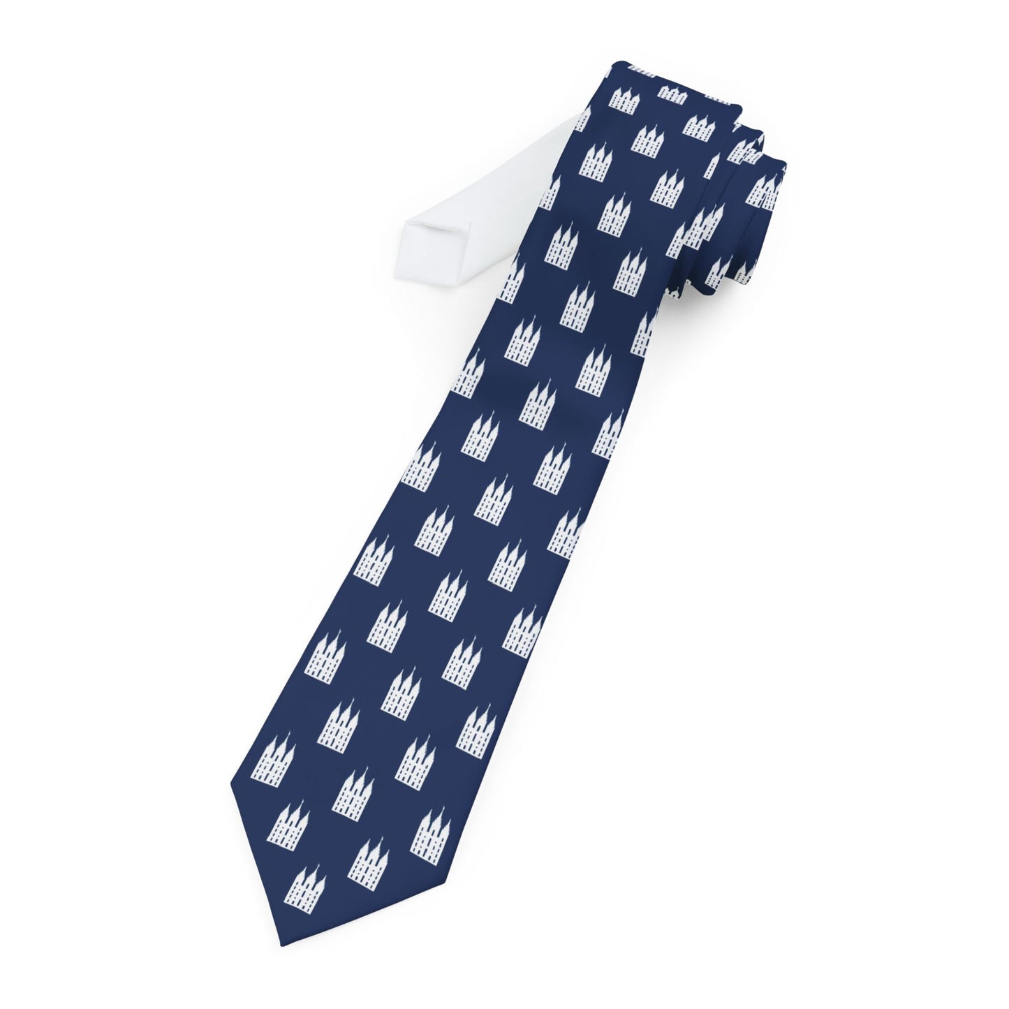 Salt Lake Temple Tie - Dark Blue