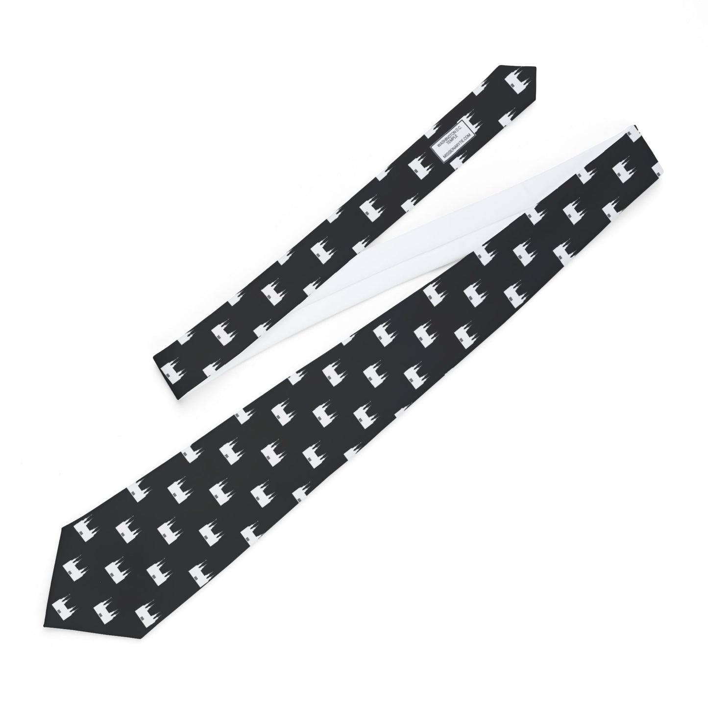 Washington D.C. Temple Tie - Black