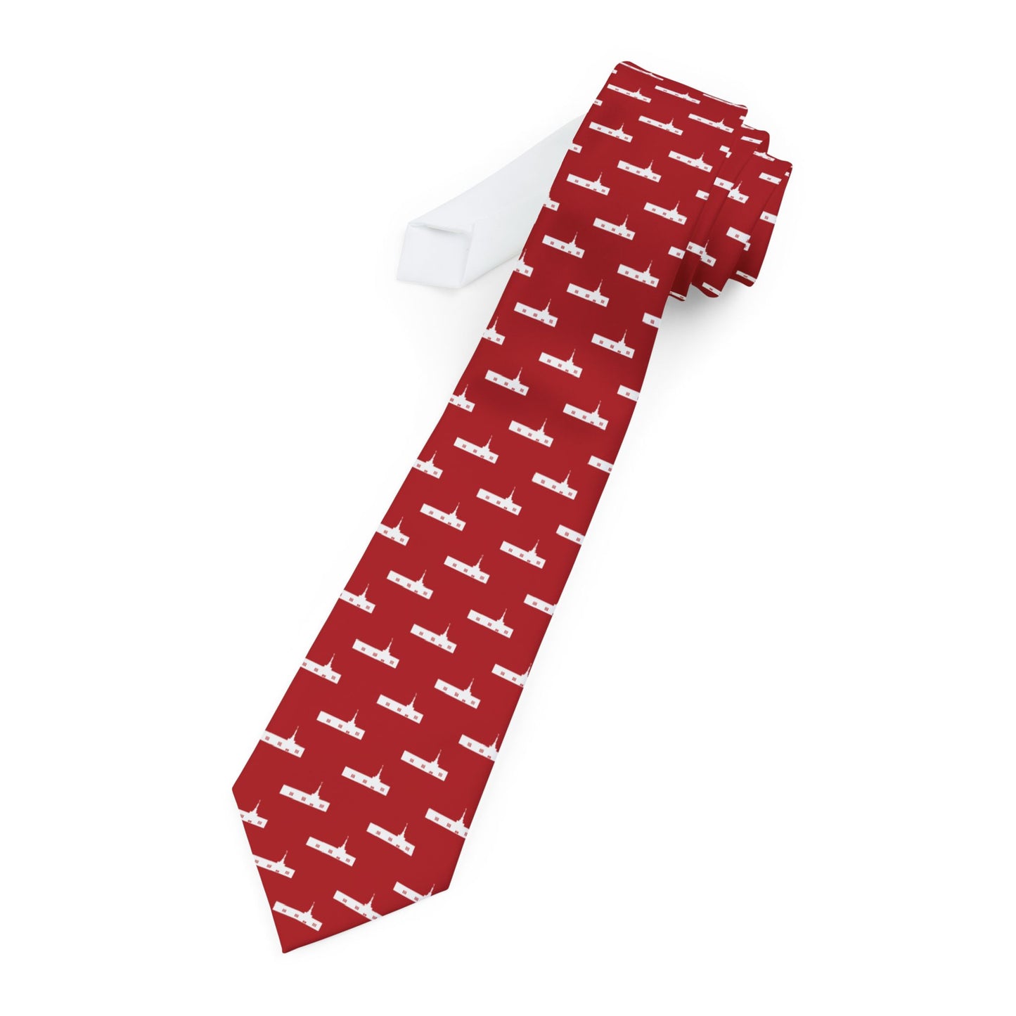 Spokane Washington Temple Tie - Red