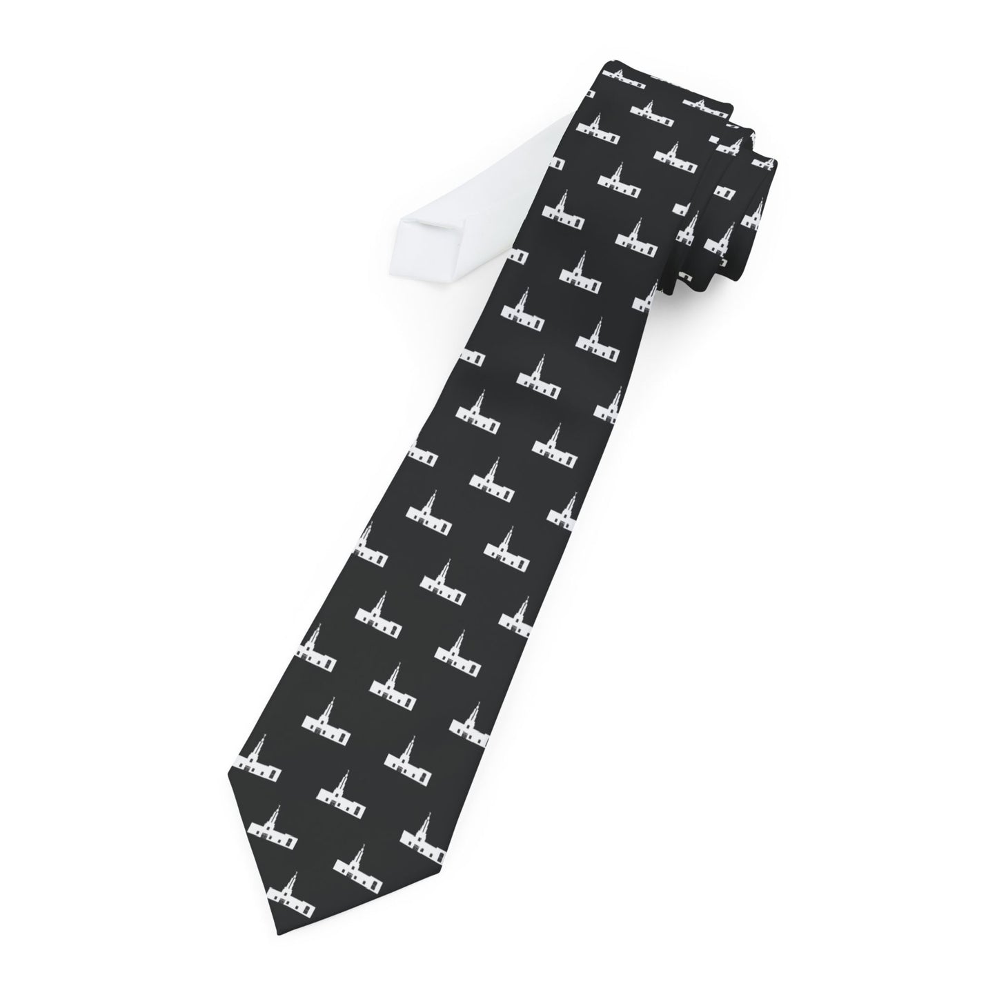 San Antonio Texas Temple Tie - Black