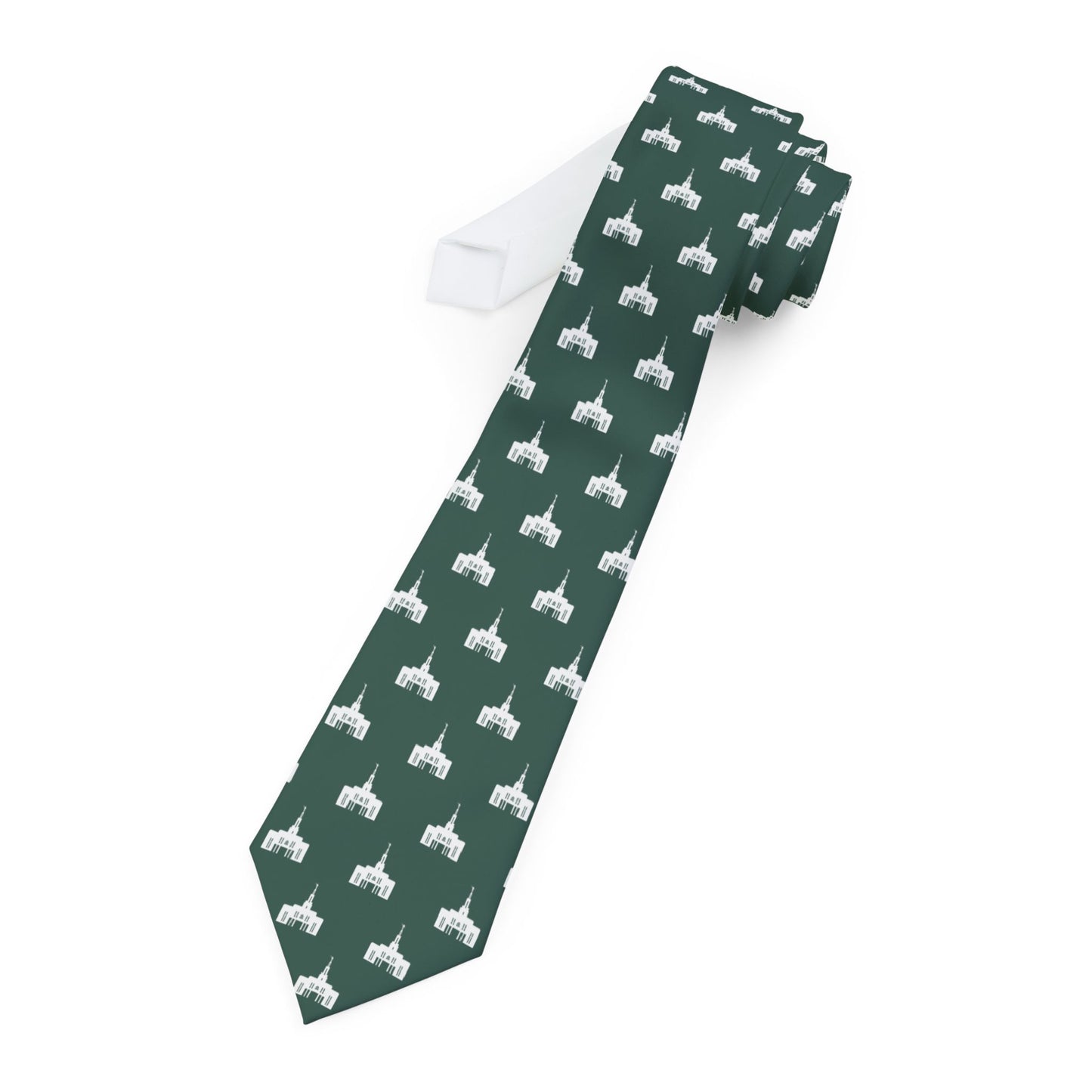 Panama City Panama Temple Tie - Dark Green