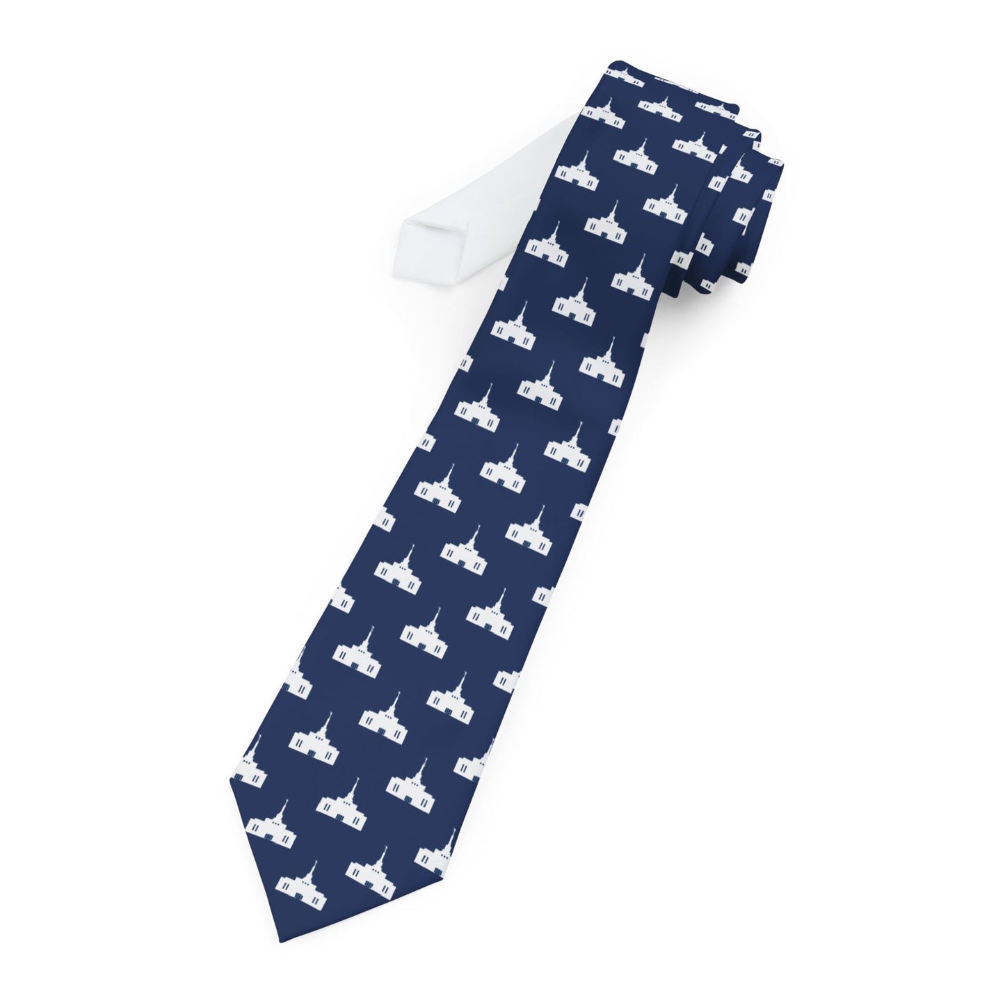 Caracas Venezuela Temple Tie - Dark Blue