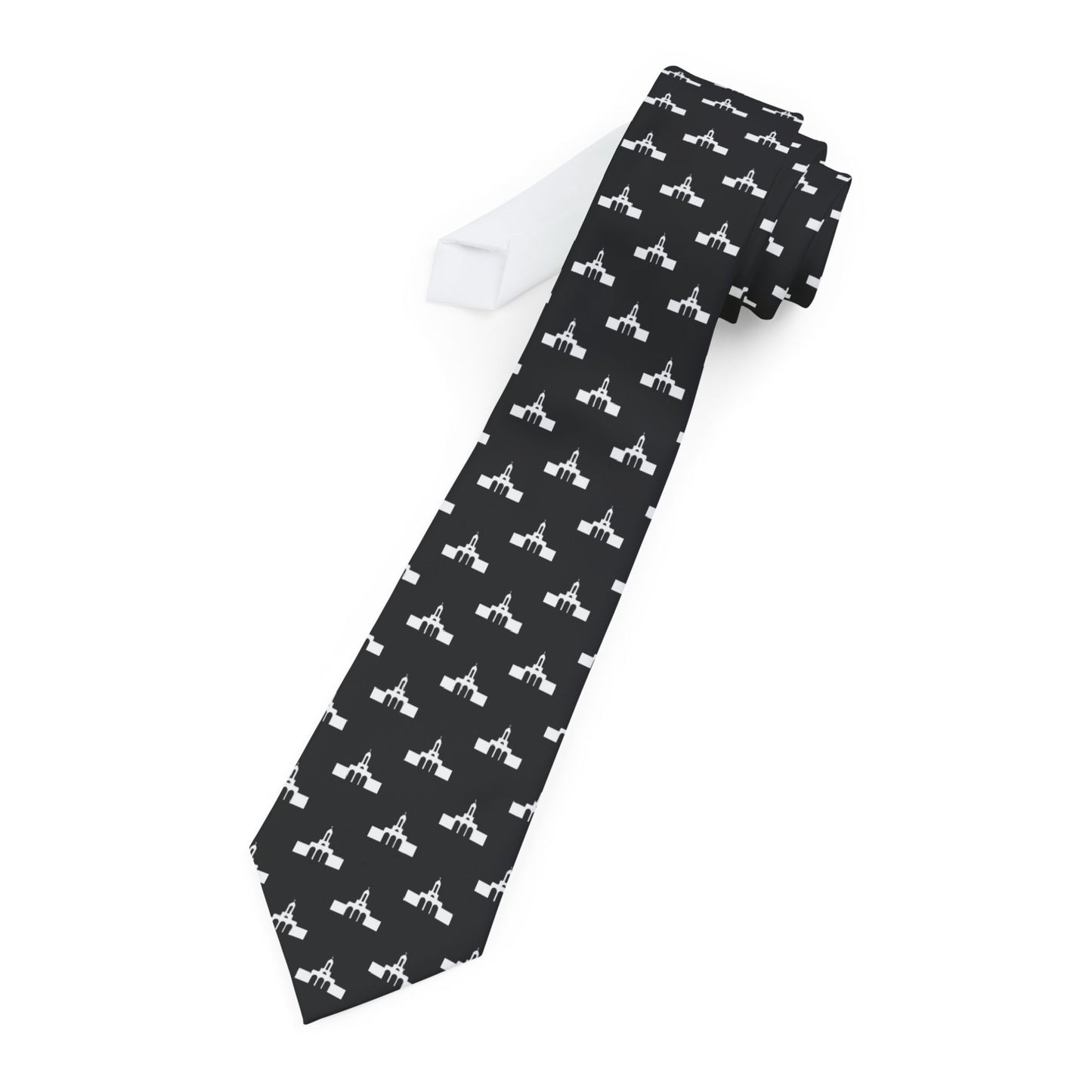 Newport Beach California Temple Tie - Black