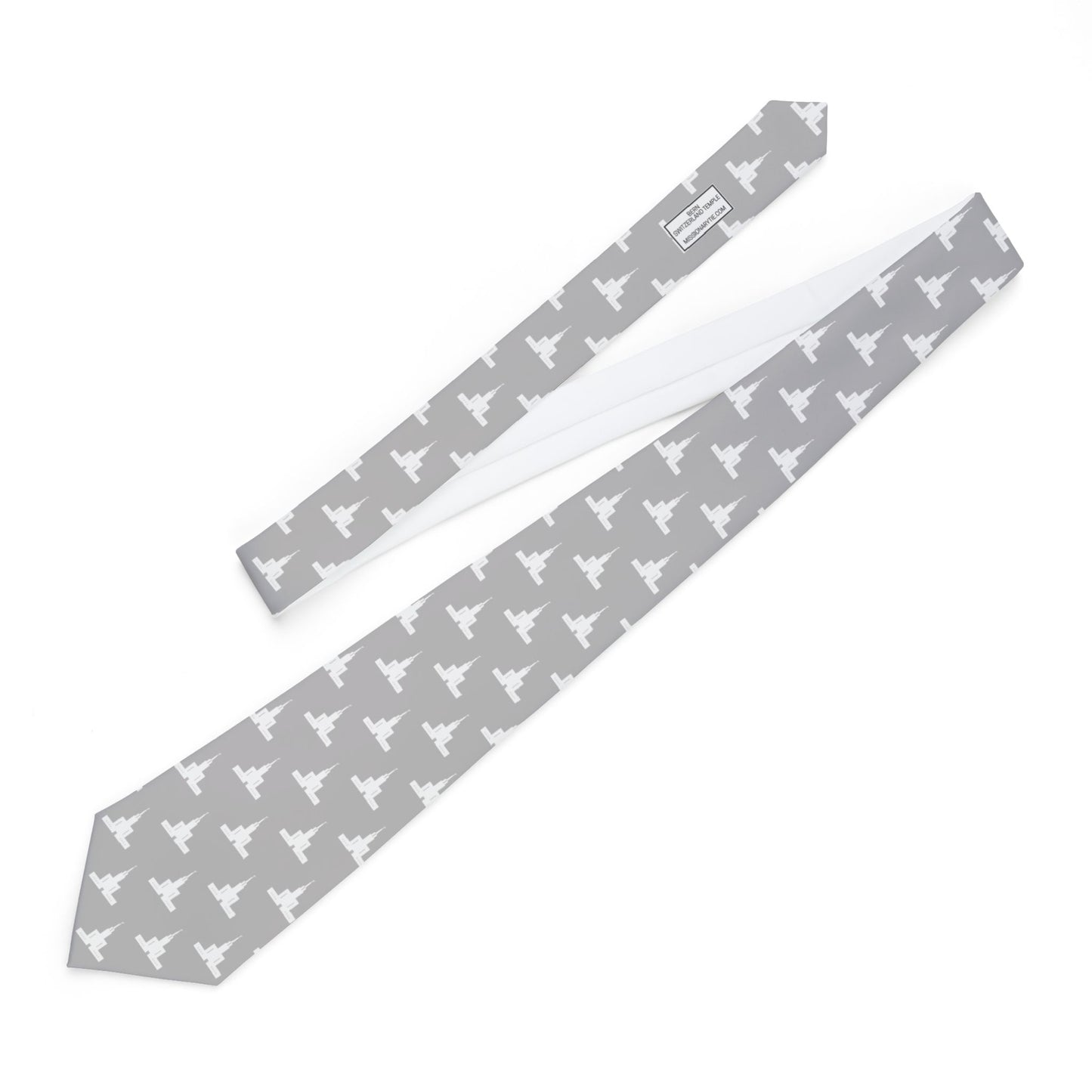 Bern Switzerland Temple Tie - Grey