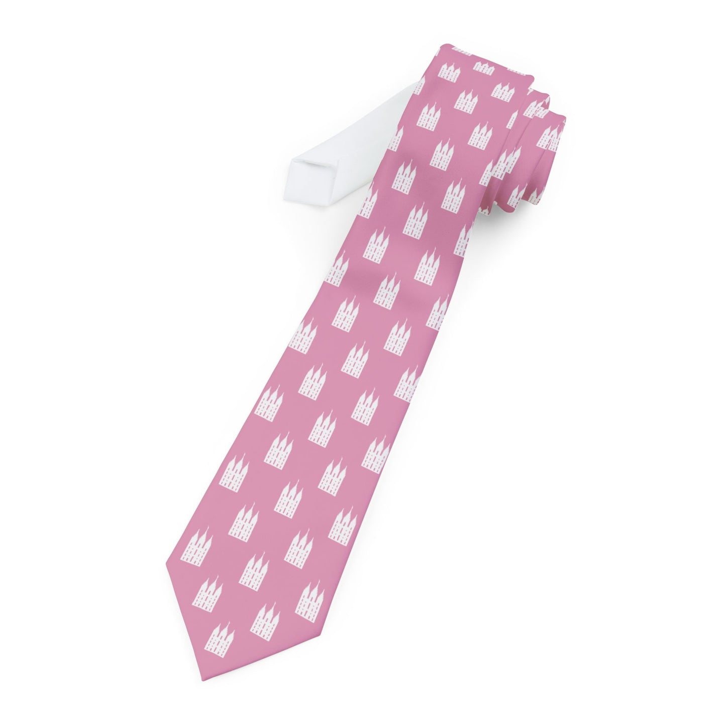 Salt Lake Temple Tie - Pink