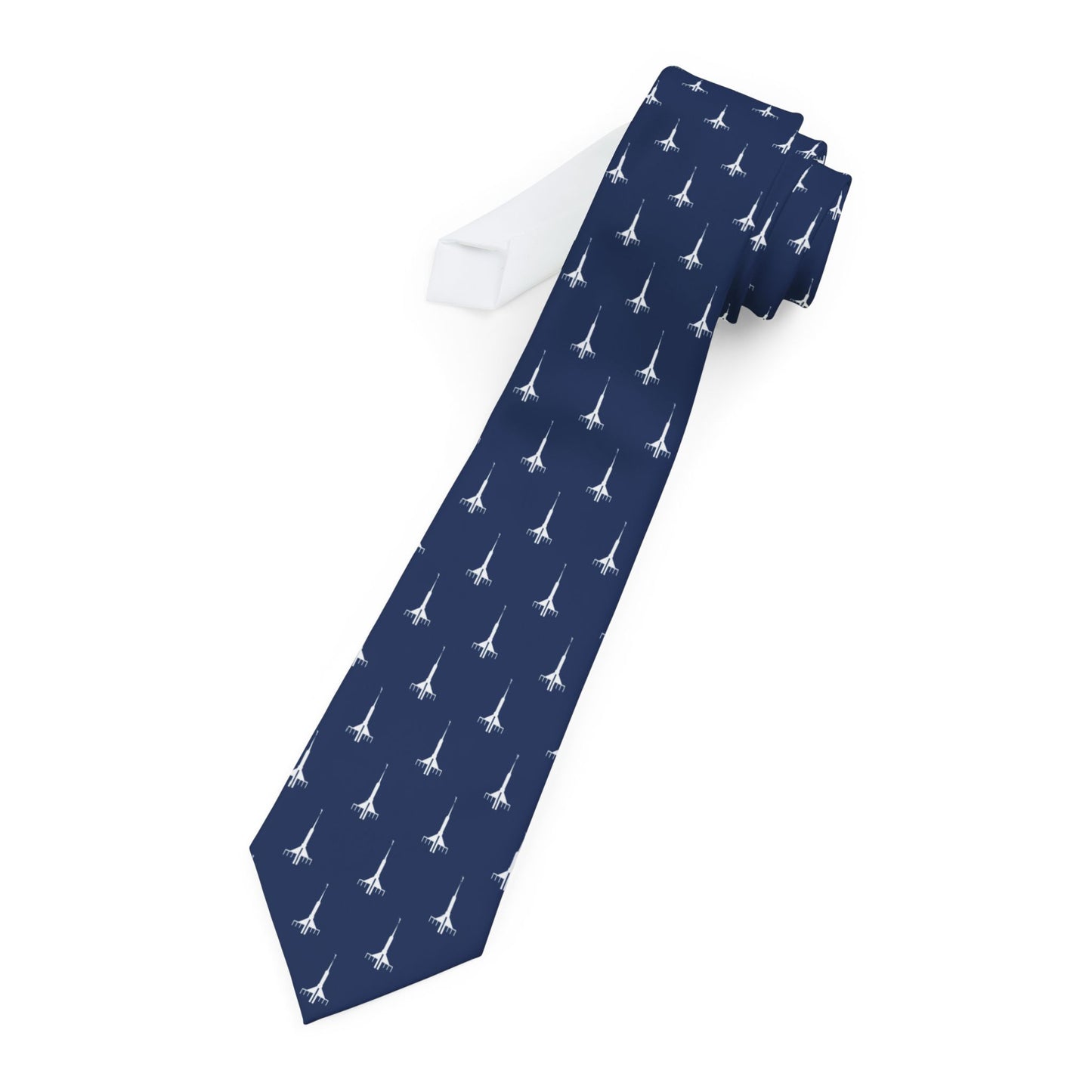 Frankfurt Germany Temple Tie - Dark Blue