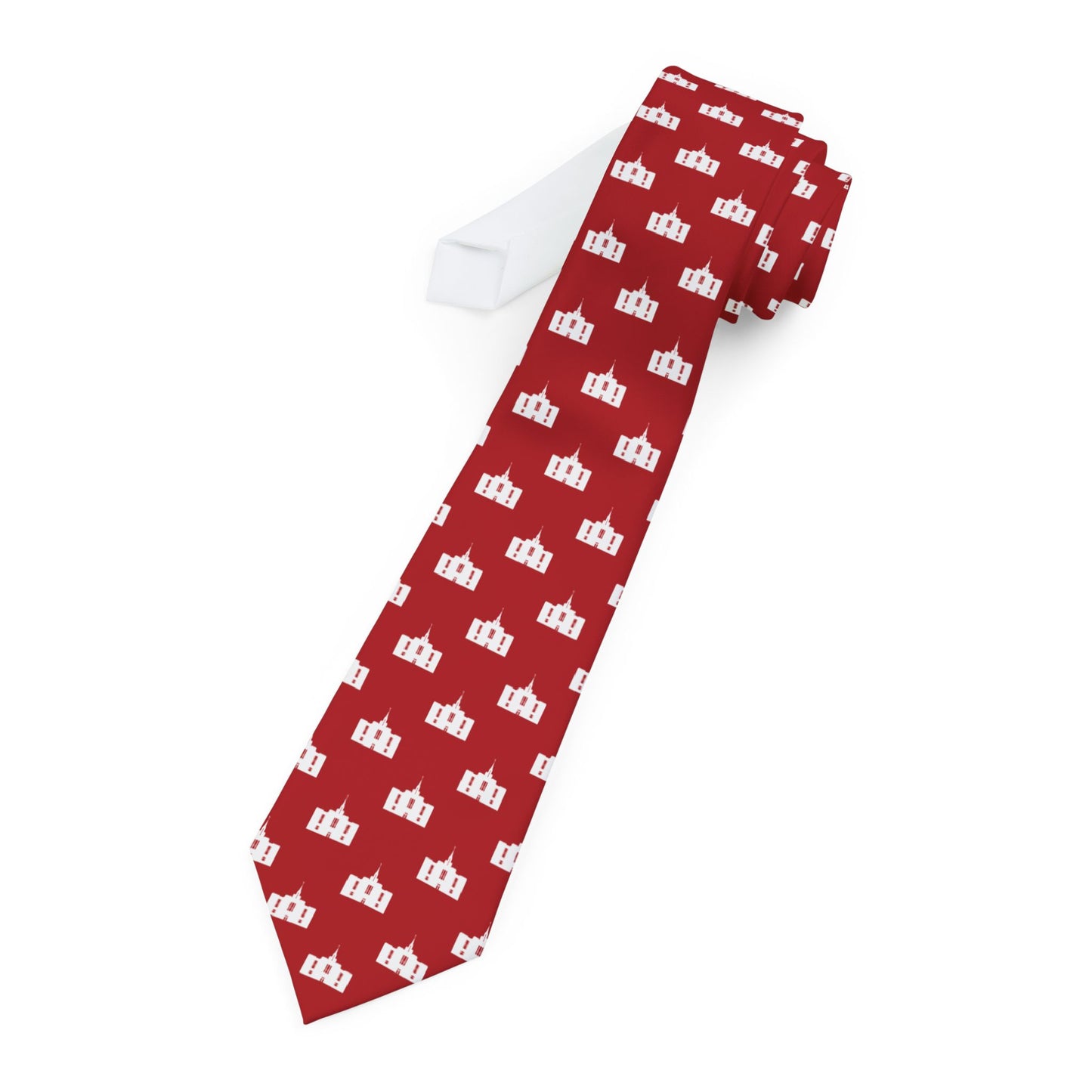 Calgary Alberta Temple Tie - Red