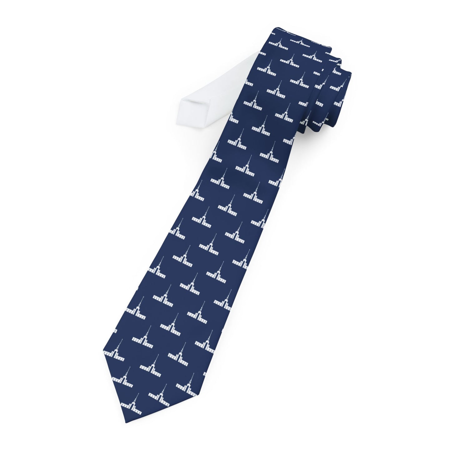 São Paulo Brazil Temple Tie - Dark Blue