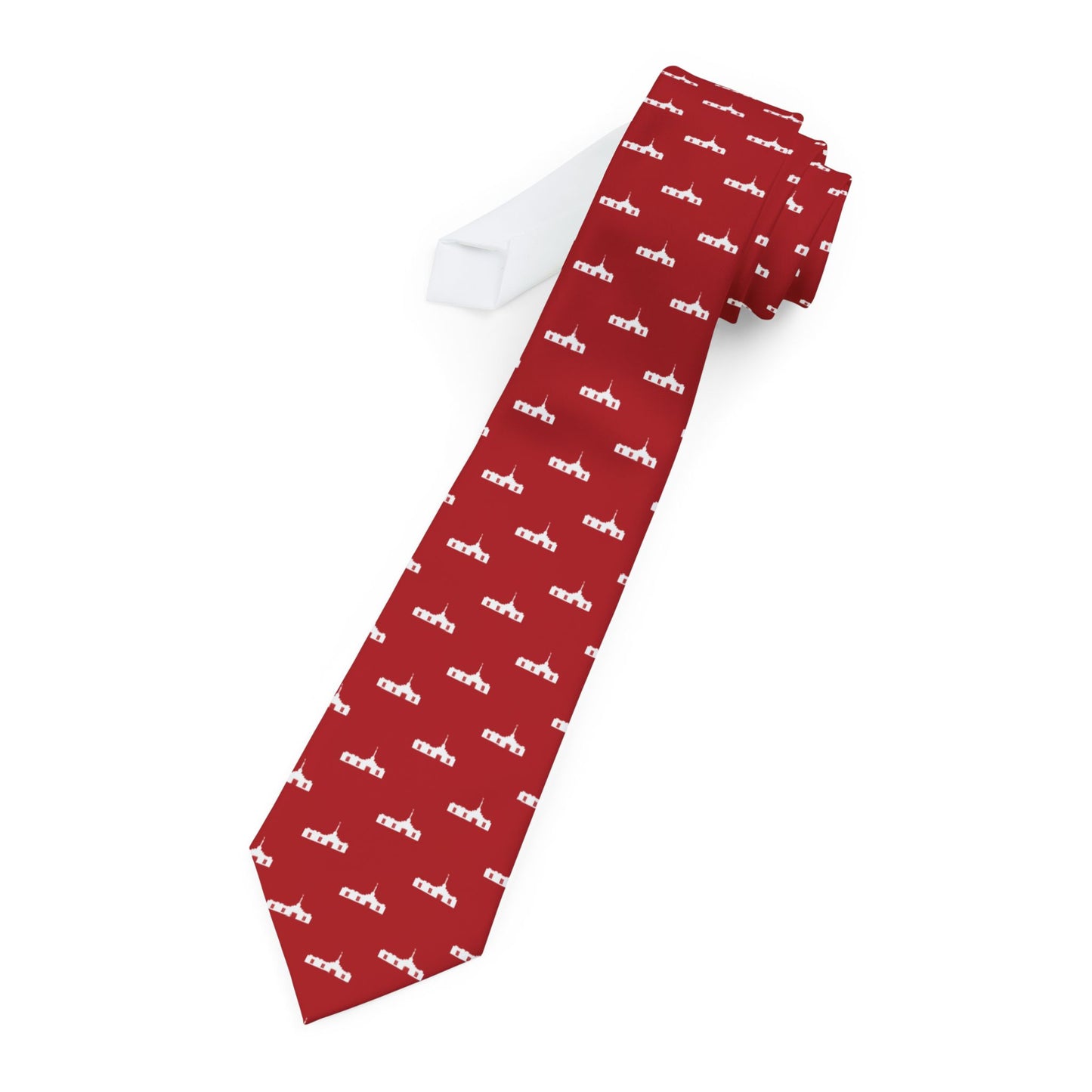 Oaxaca Mexico Temple Tie - Red