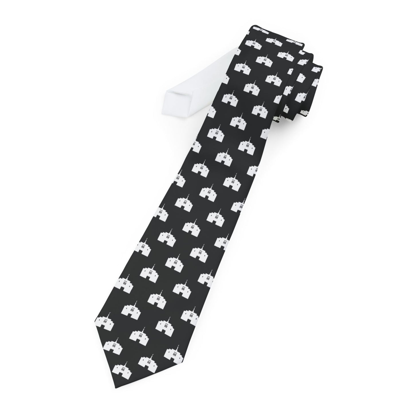 Snowflake Arizona Temple Tie - Black