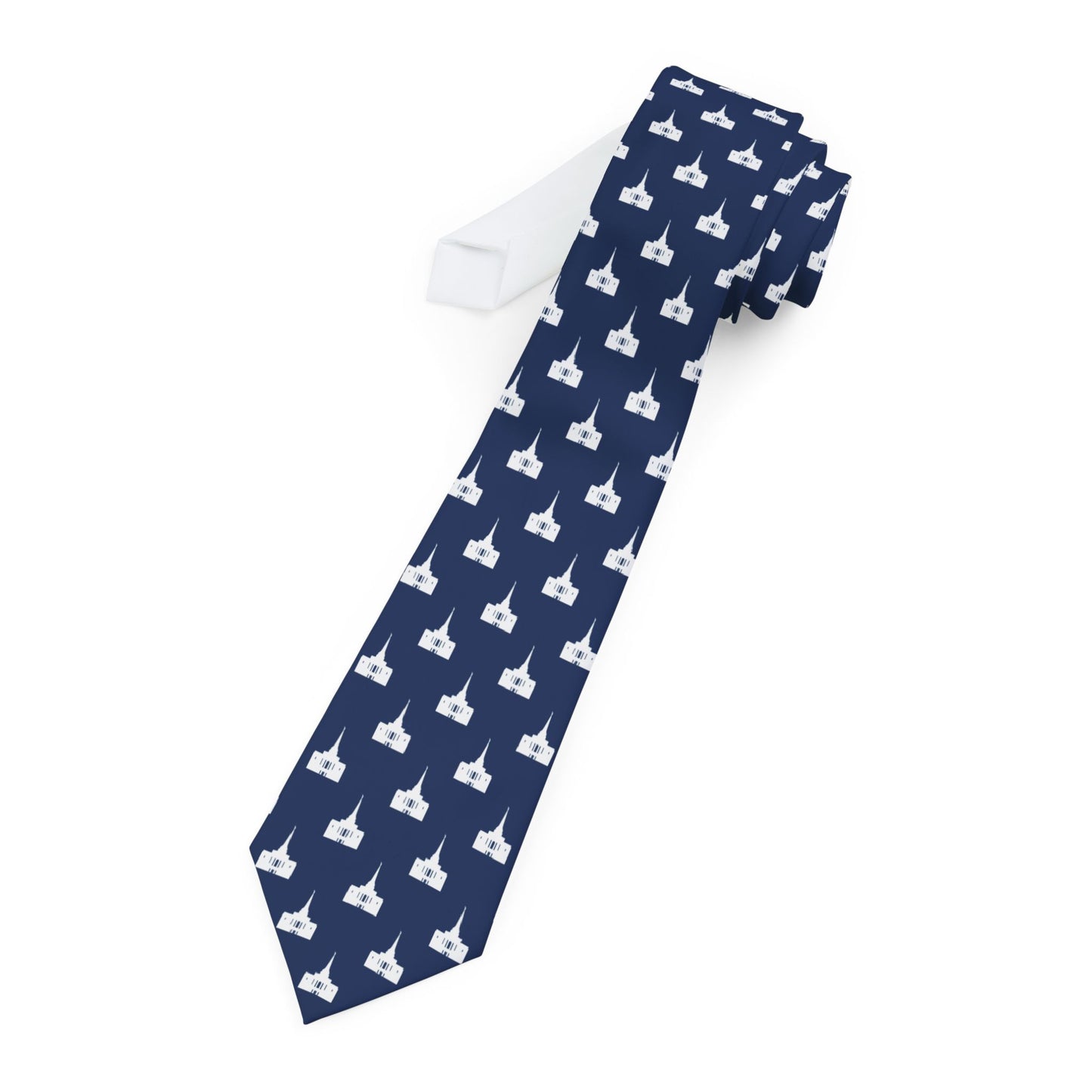 Gilbert Arizona Temple Tie - Dark Blue