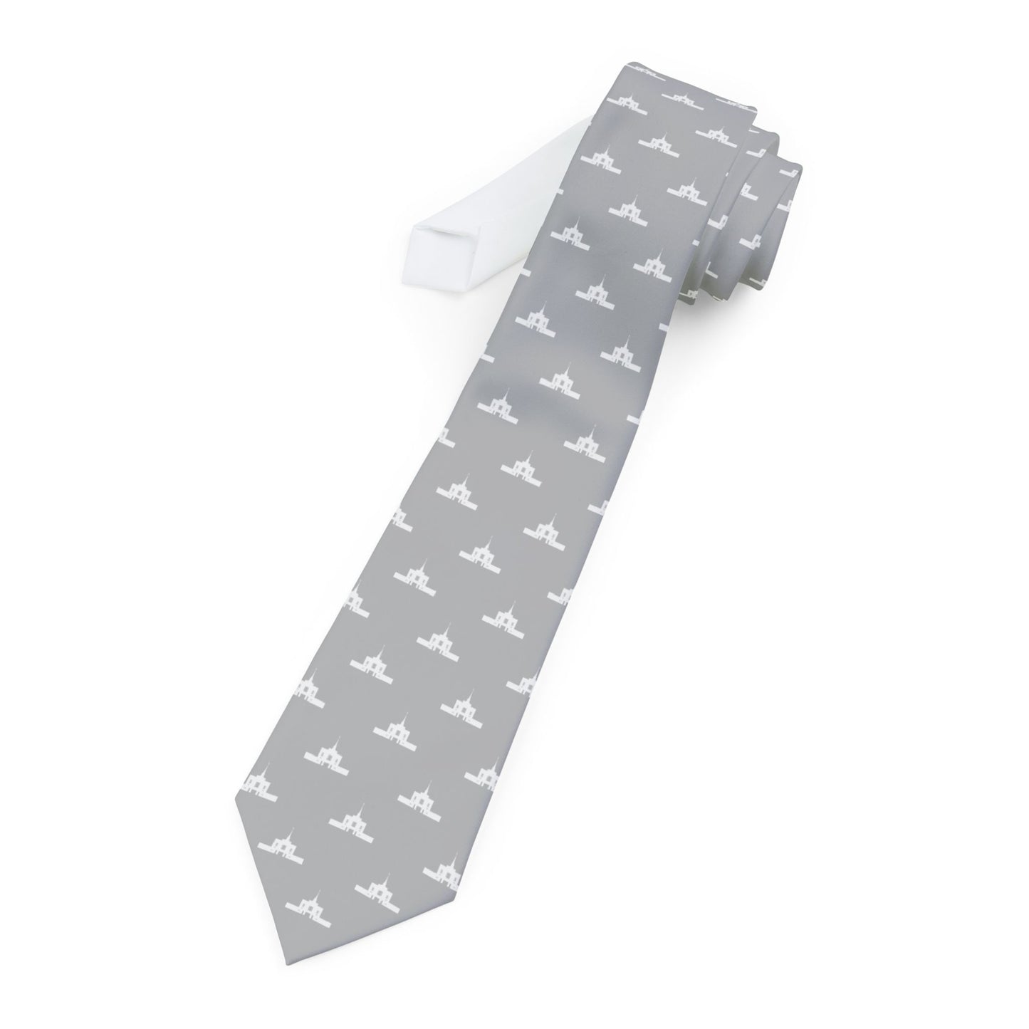 Ogden Utah Temple Tie - Grey