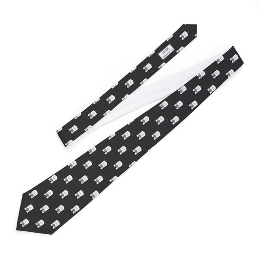 Hong Kong China Temple Tie - Black