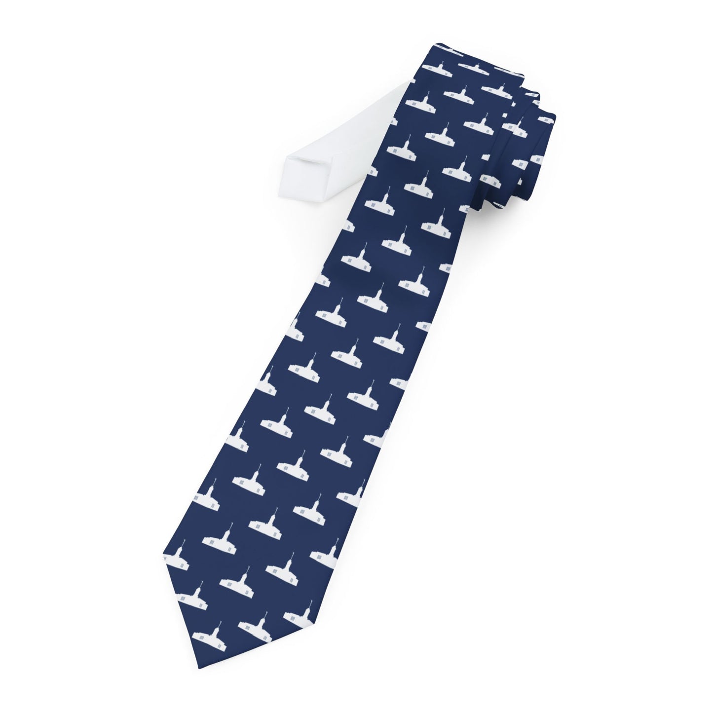 Colonia Juárez Chihuahua Mexico Temple Tie - Dark Blue