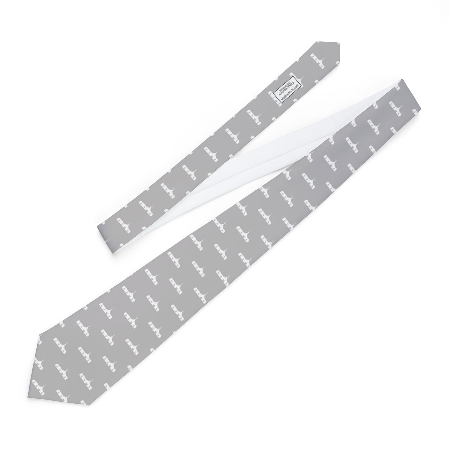 Birmingham Alabama Temple Tie - Grey