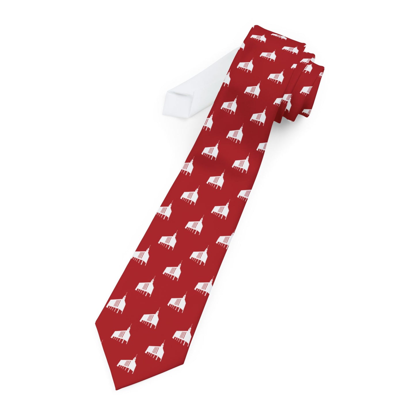 Manhattan New York Temple Tie - Red