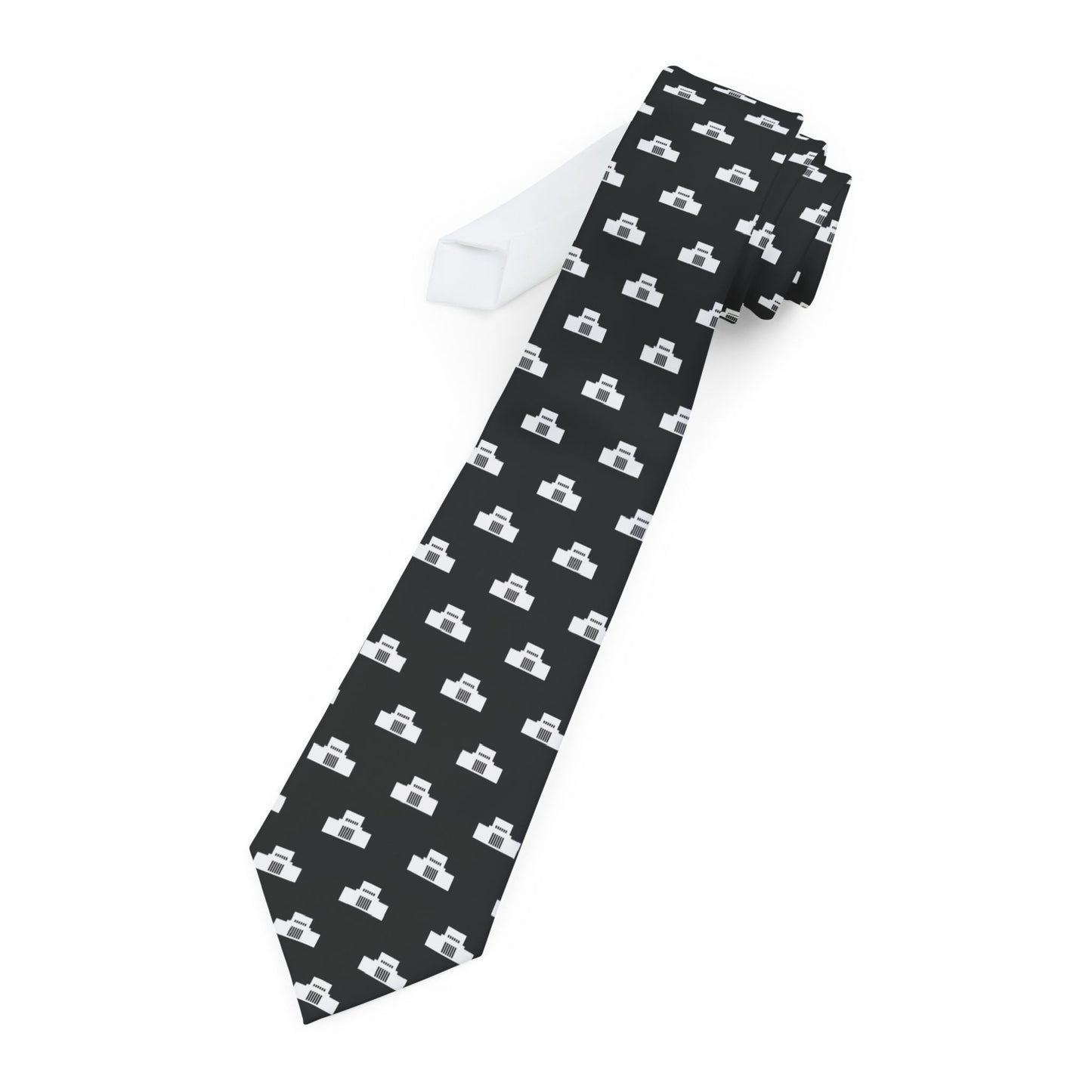 Laie Hawaii Temple Tie - Black