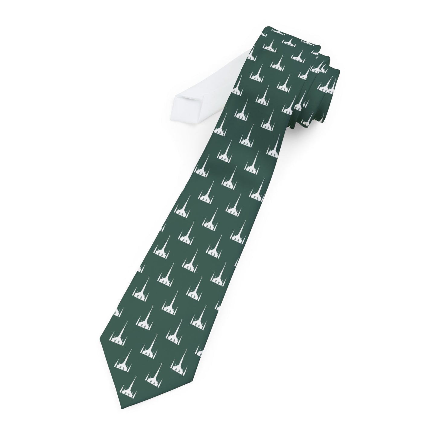 Buenos Aires Argentina Temple Tie - Dark Green