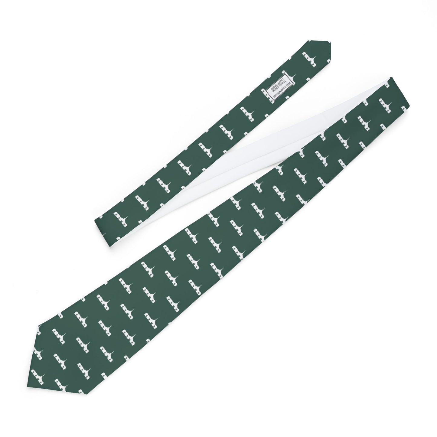 Ciudad Juárez Temple Tie - Dark Green