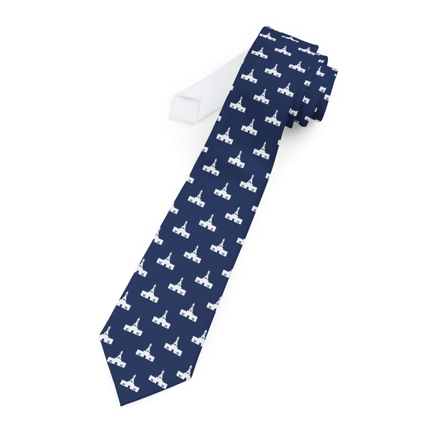 Helena Montana Temple Tie - Dark Blue