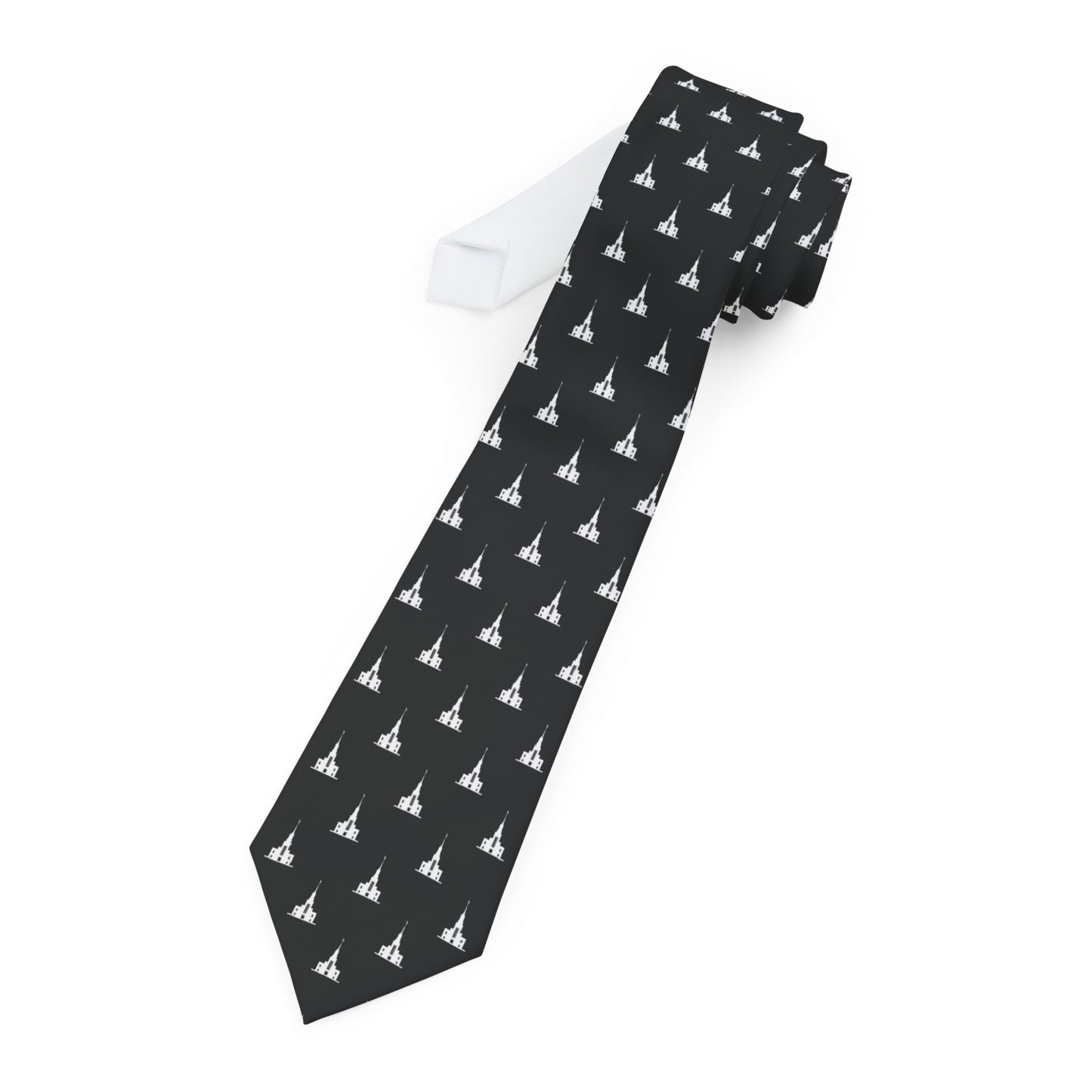 Twin Falls Idaho Temple Tie - Black