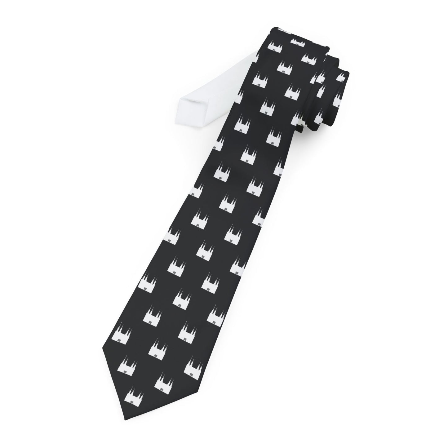 Washington D.C. Temple Tie - Black