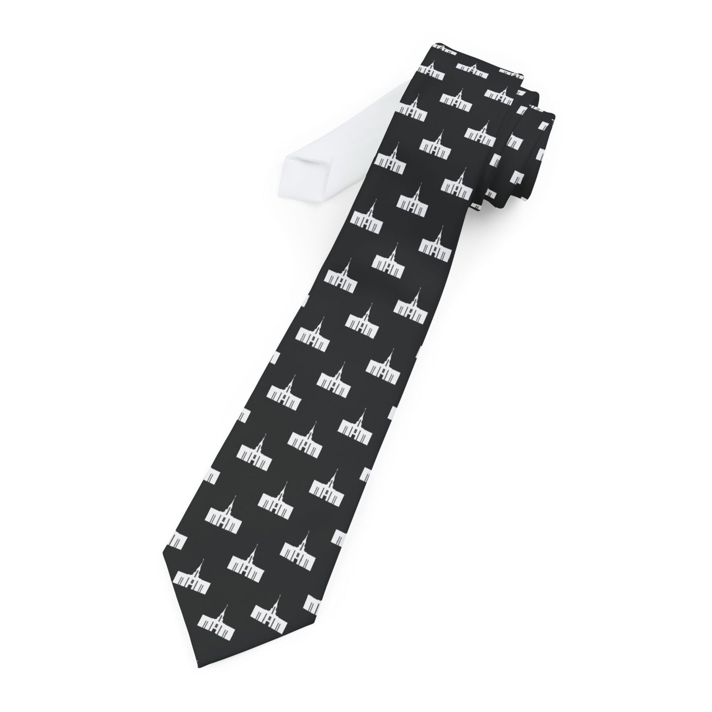 Cebu City Philippines Temple Tie - Black