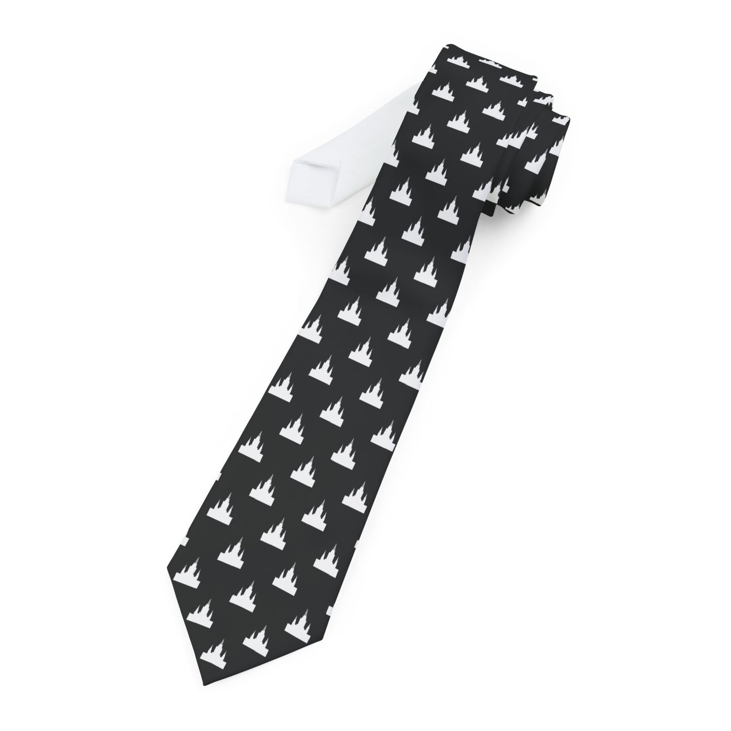 Oakland California Temple Tie - Black