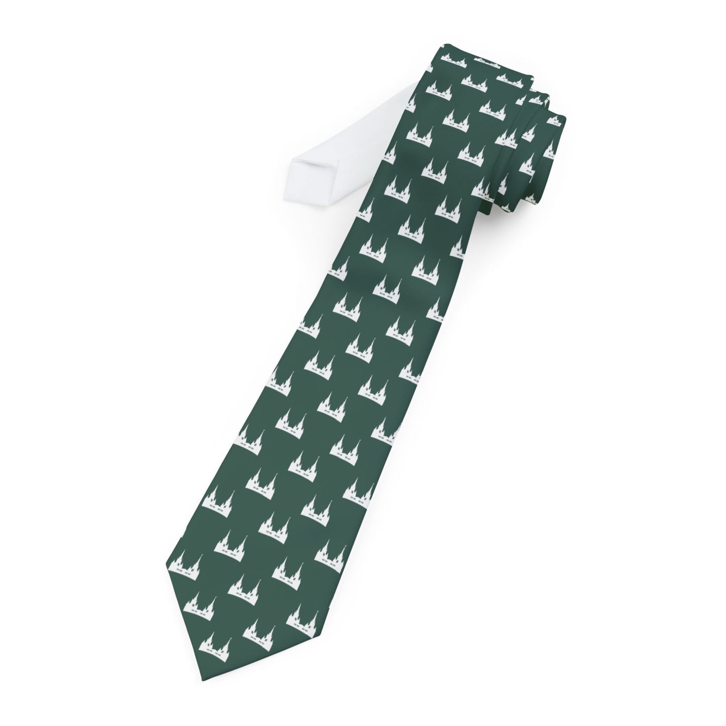 San Diego California Temple Tie - Dark Green